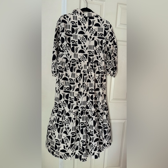 Bettina tiered shirt dress by Maeve - Picture 3 of 6